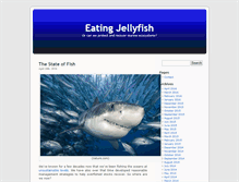Tablet Screenshot of eatingjellyfish.com